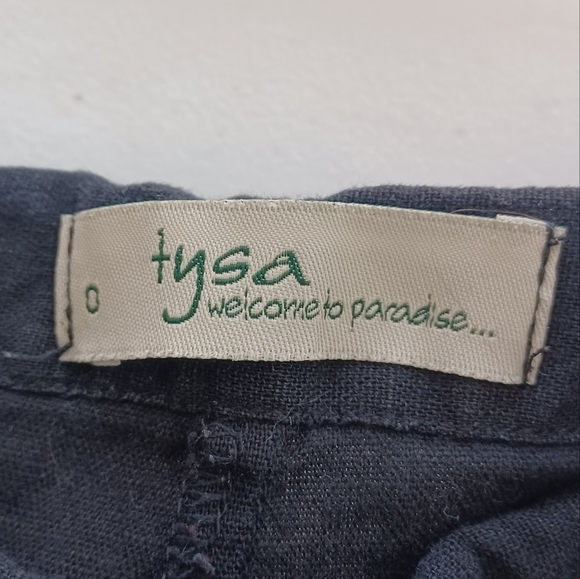 Tysa Designs Linen Blend Lagenlook Wide Leg Pants - Picture 7 of 13